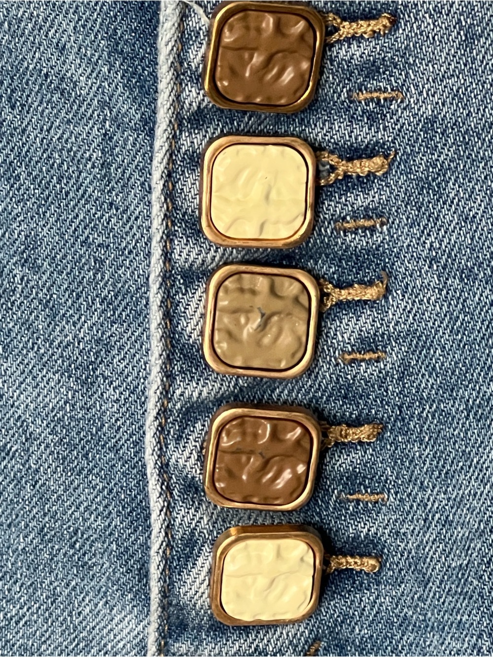Naiif Italia Light Wash Distressed Blue Stretch Denim Skinny Jeans Sz S - Picture 6 of 15
